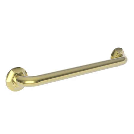 Newport Brass 21" L, Two Post, Solid Brass, 18" Grab Bar in Forever Brass (Pvd), Forever Brass (PVD) 1200-3918/01